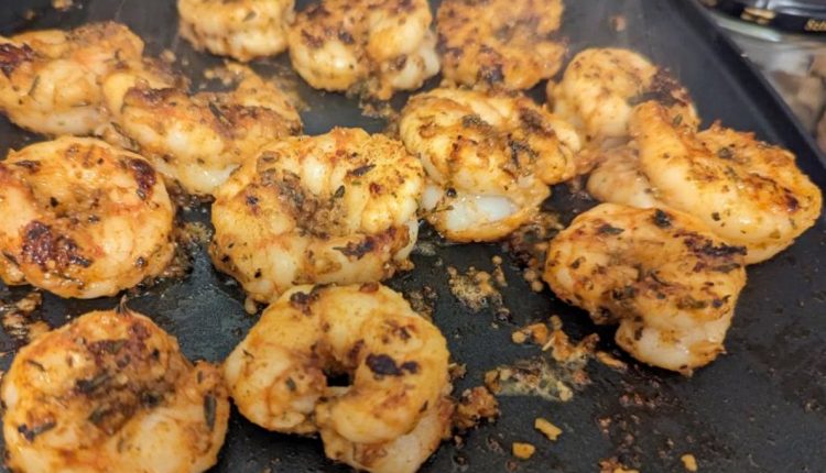 Каджунские креветки